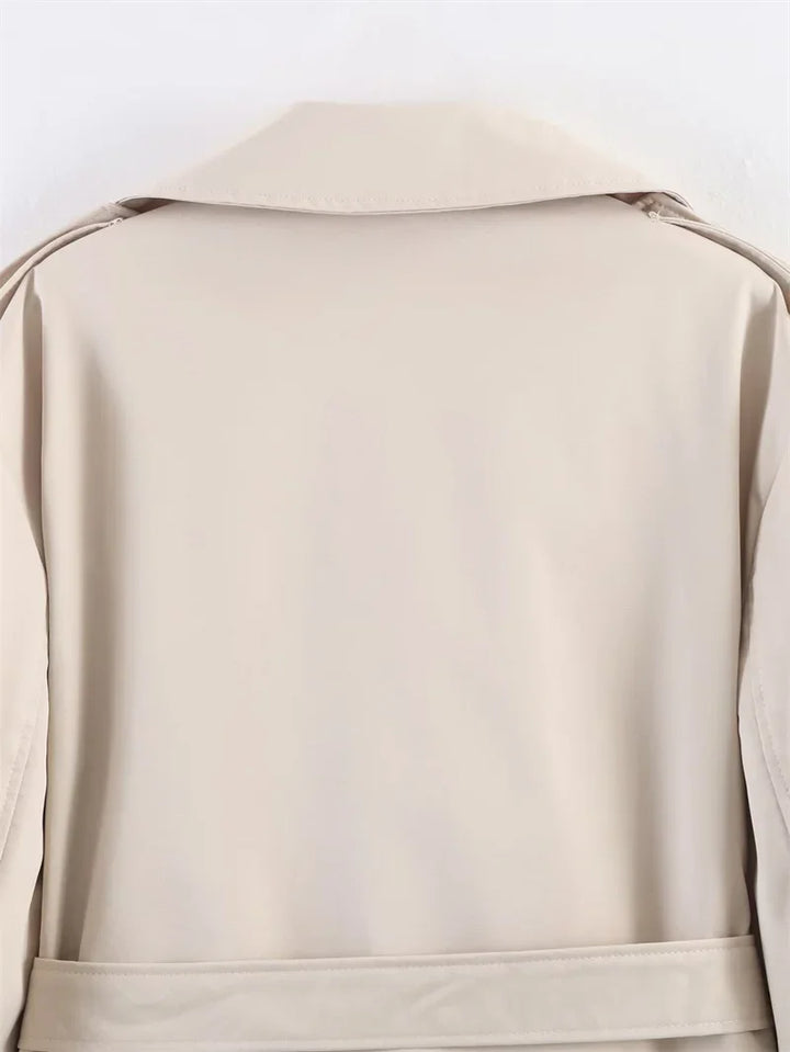 Short Belted Trench Coat - Joanne