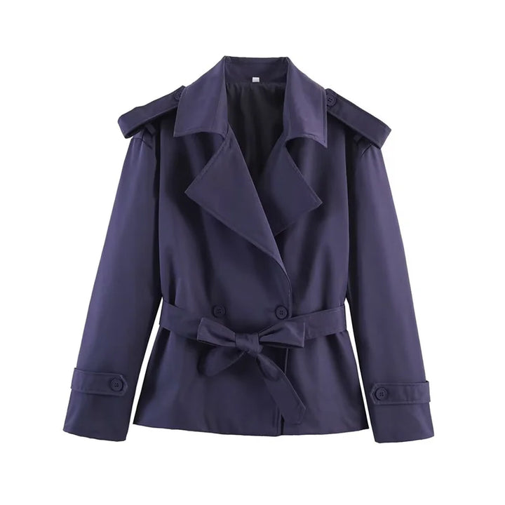Short Belted Trench Coat - Joanne