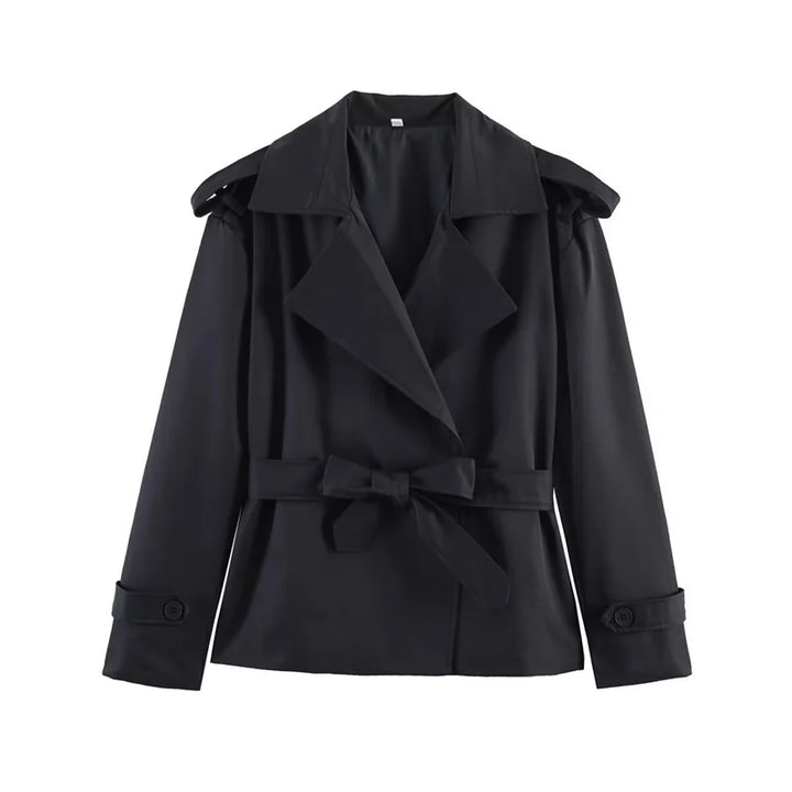 Short Belted Trench Coat - Joanne