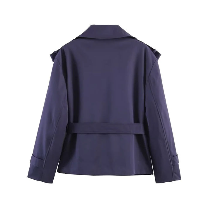 Short Belted Trench Coat - Joanne