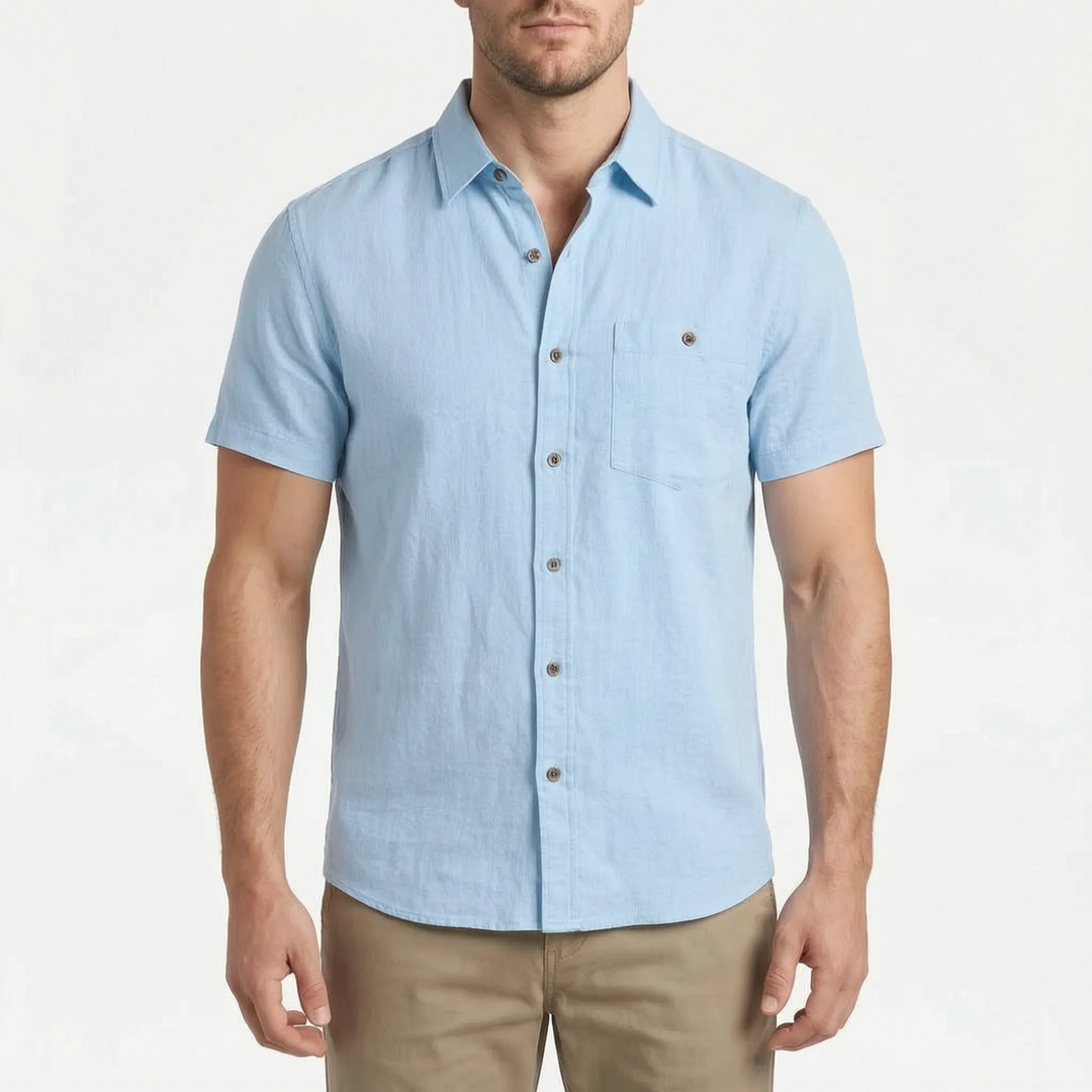 Short Sleeve Button Down -  Salvatore