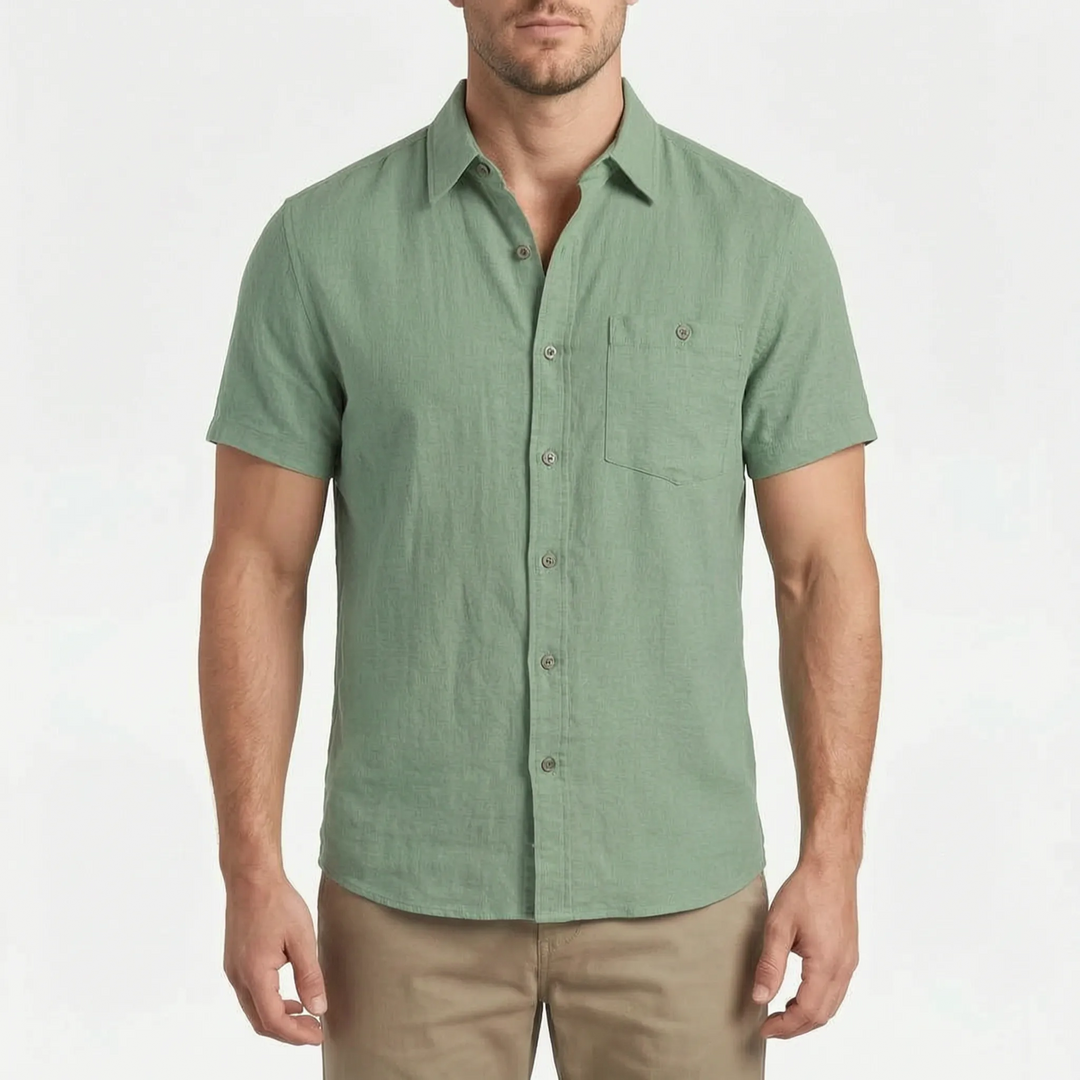 Short Sleeve Button Down -  Salvatore