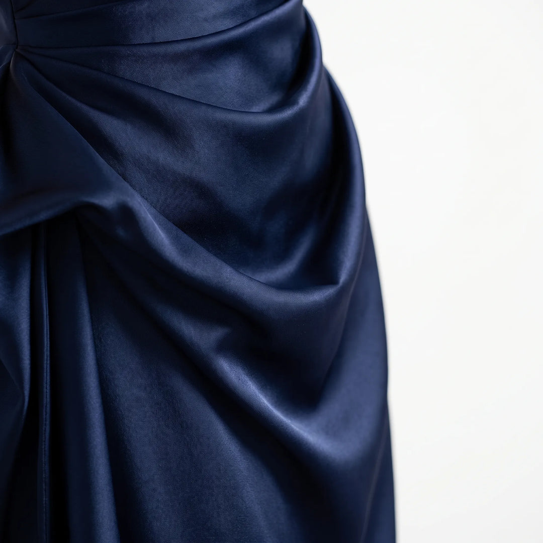 Sleeveless Satin Midi Dress -  Minnie