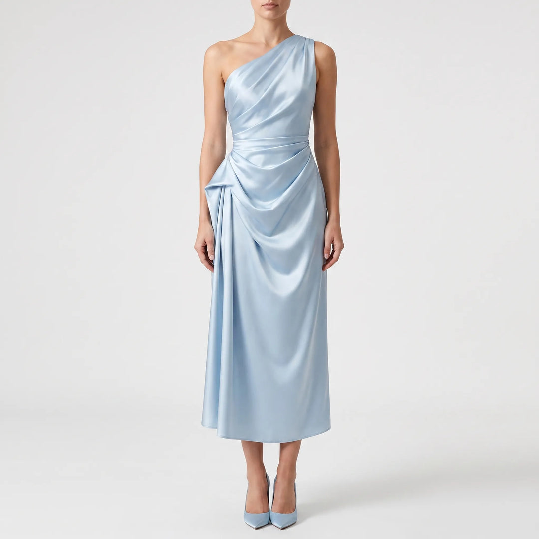 Sleeveless Satin Midi Dress -  Minnie