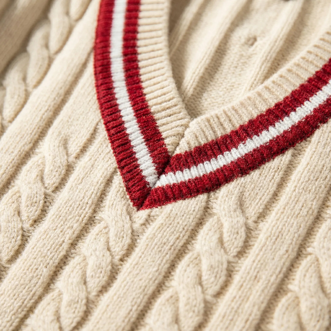 Slim-Fit-Pullover Mit V-Ausschnitt - Rocco