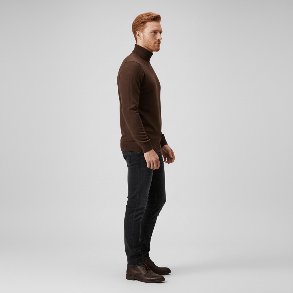 Slim-Fit-Rollkragenpullover - Friedrich