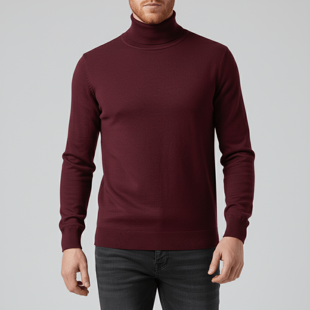 Slim-Fit-Rollkragenpullover - Friedrich