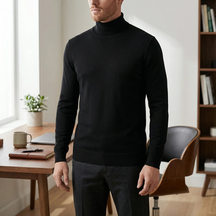 Slim-Fit-Rollkragenpullover - Friedrich