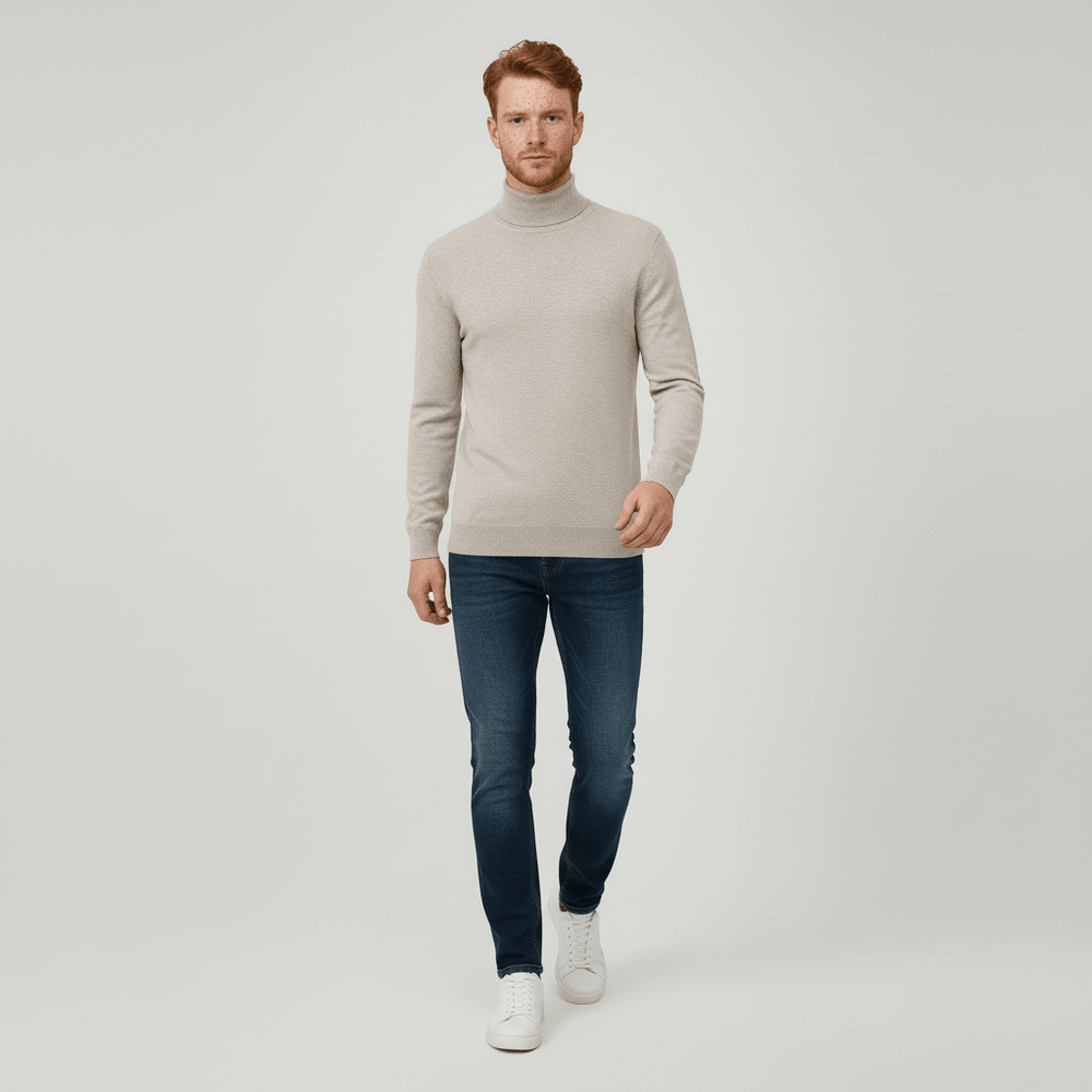 Slim-Fit-Rollkragenpullover - Friedrich