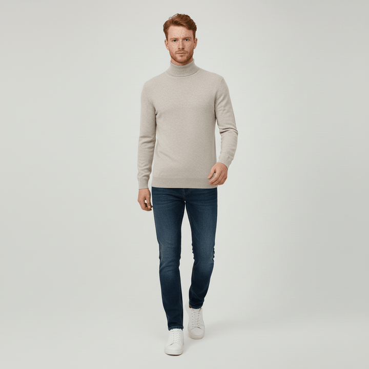 Slim-Fit-Rollkragenpullover - Friedrich