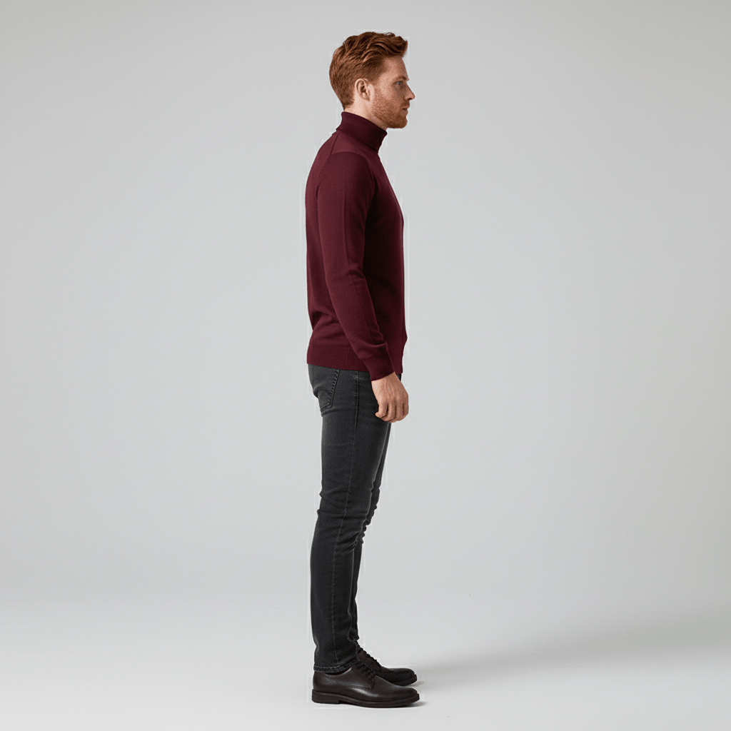 Slim-Fit-Rollkragenpullover - Friedrich