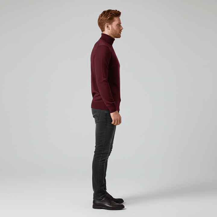 Slim-Fit-Rollkragenpullover - Friedrich