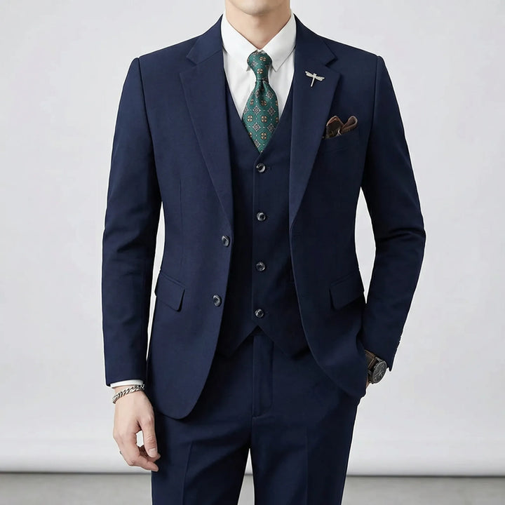 Slim-Fit Dreiteiler - Merlin