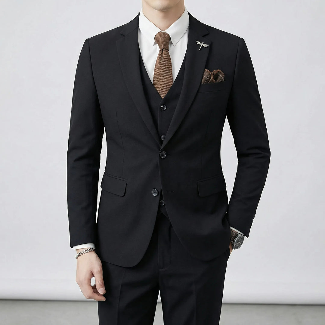 Slim-Fit Dreiteiler - Merlin