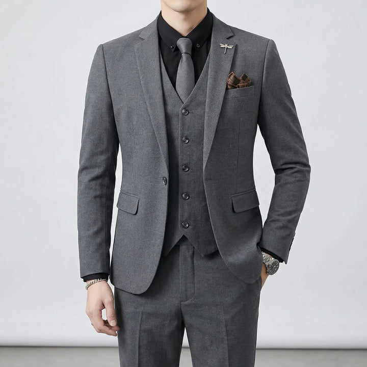 Slim-Fit Dreiteiler - Merlin