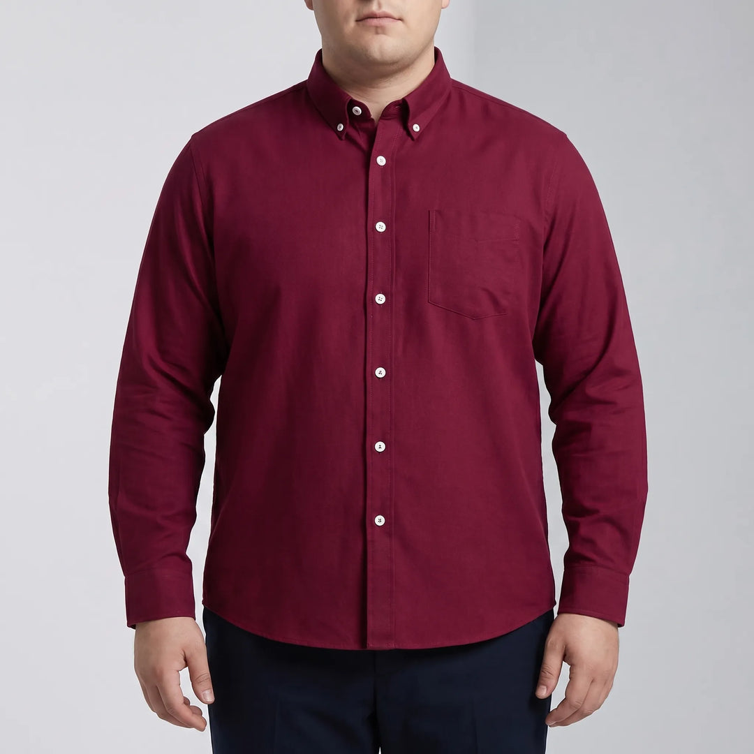Slim Fit Long Sleeve Button-Down Shirt - Bobby