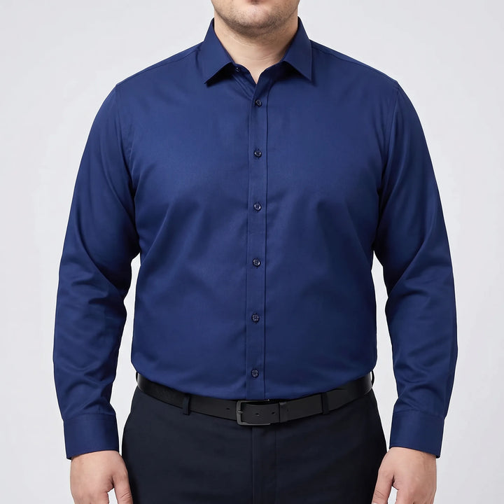 Slim Fit Long Sleeve Dress Shirt - Percy