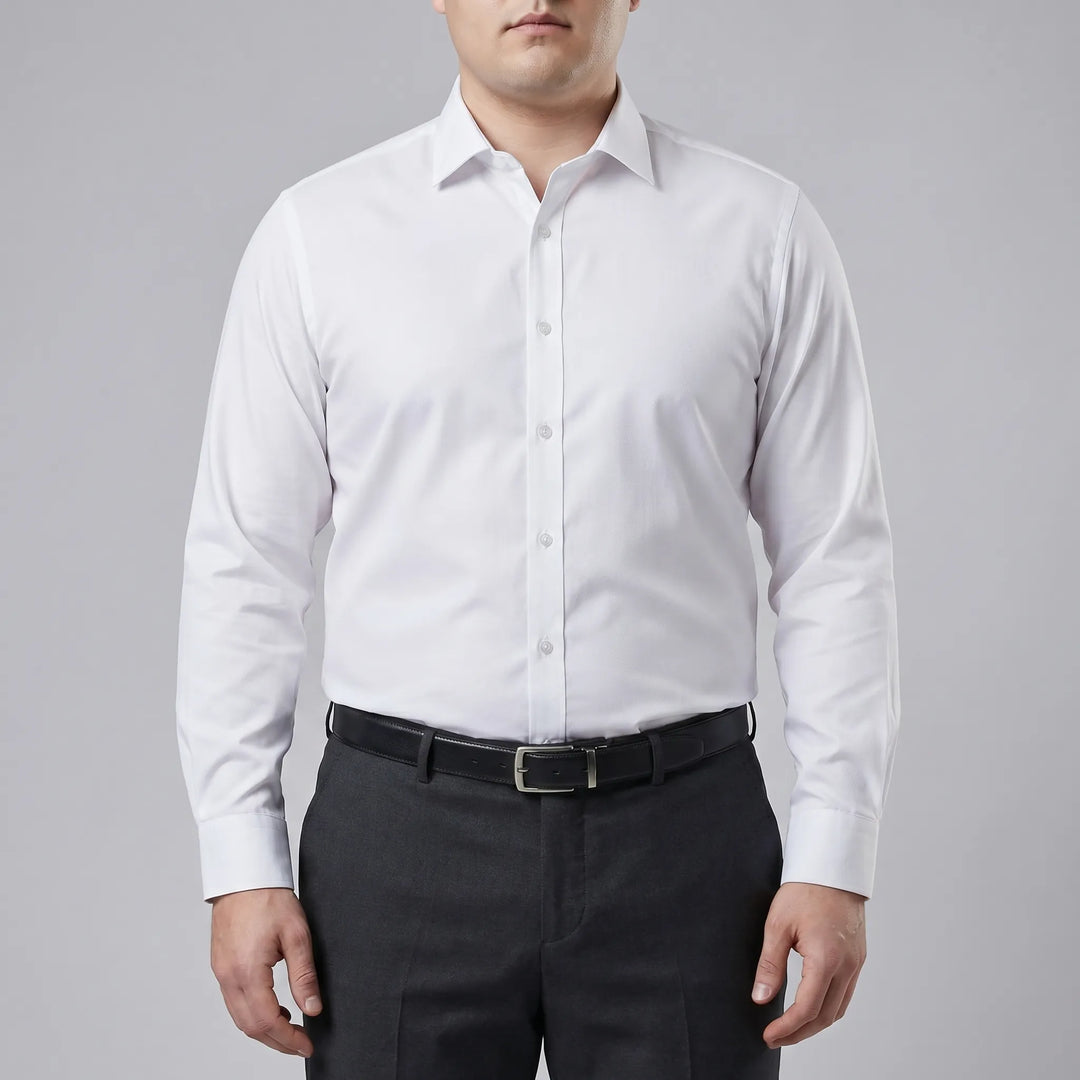 Slim Fit Long Sleeve Dress Shirt - Percy