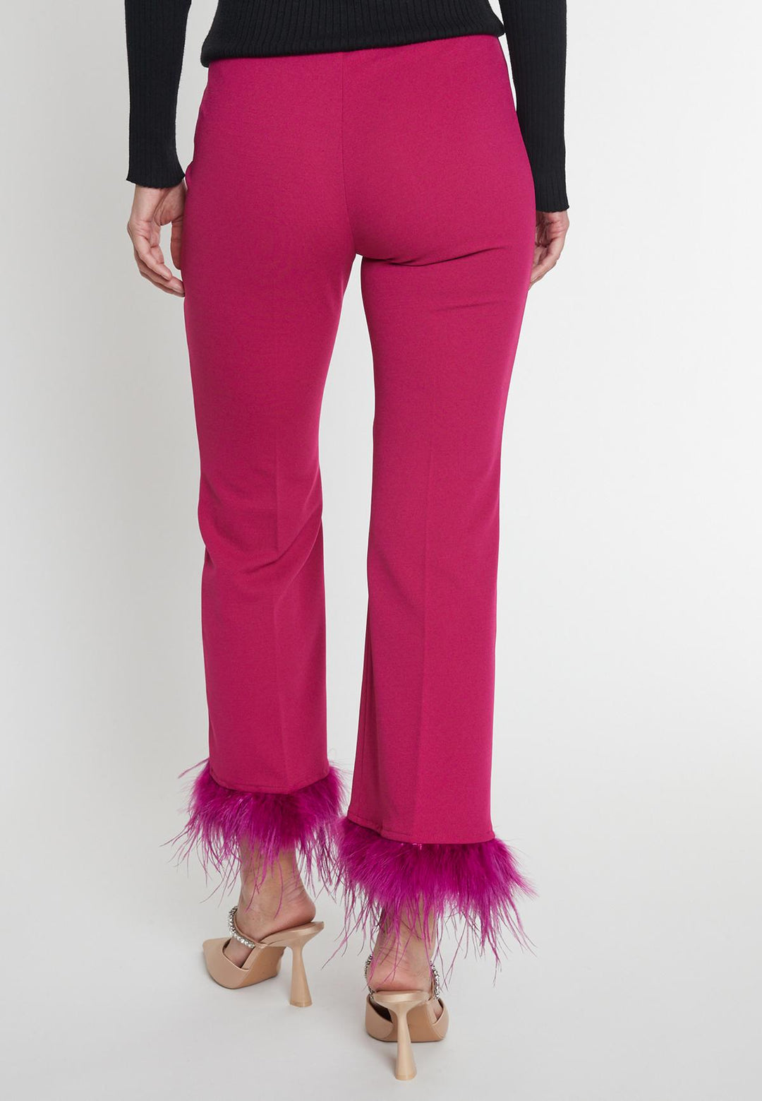 Slim Fit Statement Trousers - Rosara