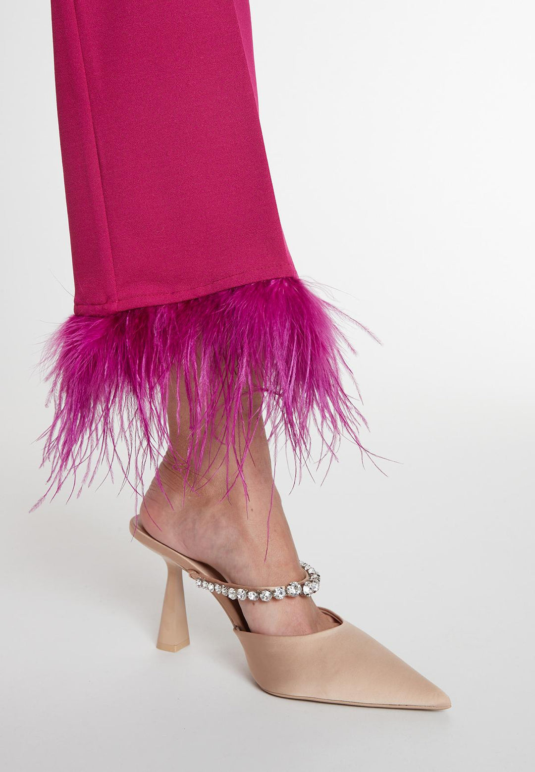 Slim Fit Statement Trousers - Rosara