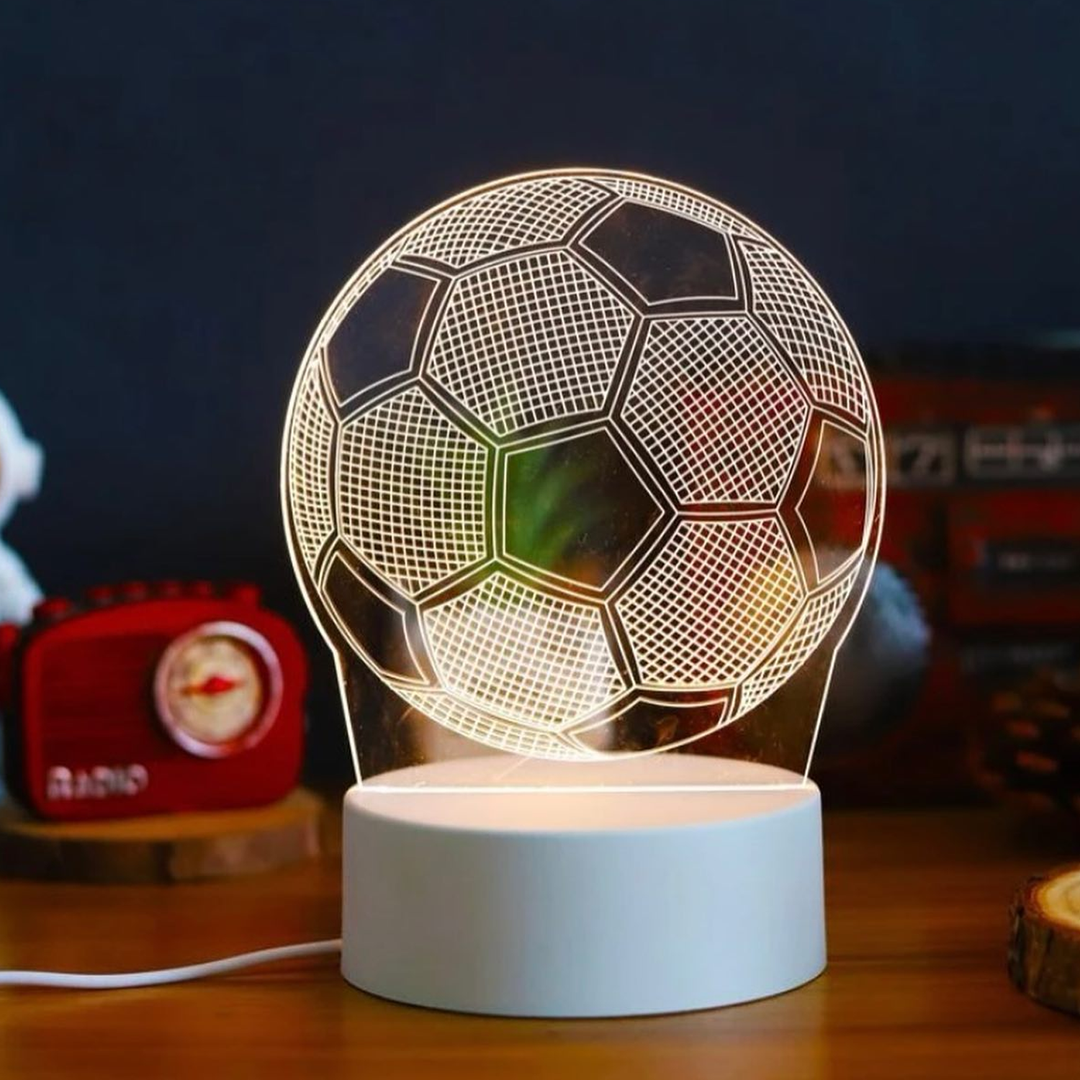 Soccer Themed 3D Illusion Lamp - Visiola