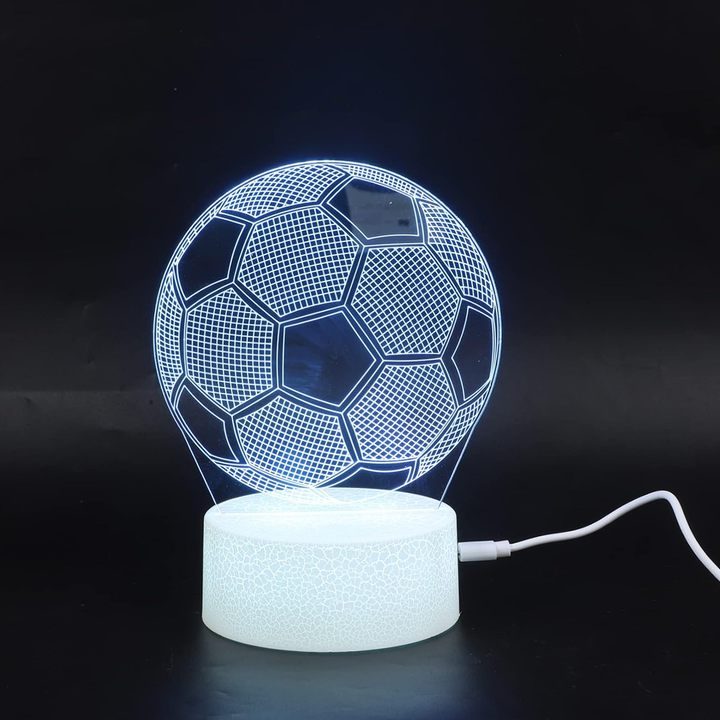 Soccer Themed 3D Illusion Lamp - Visiola