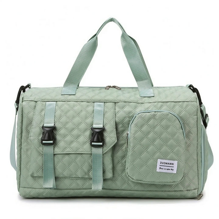 Spacious Quilted Overnight Bag - Brevyn