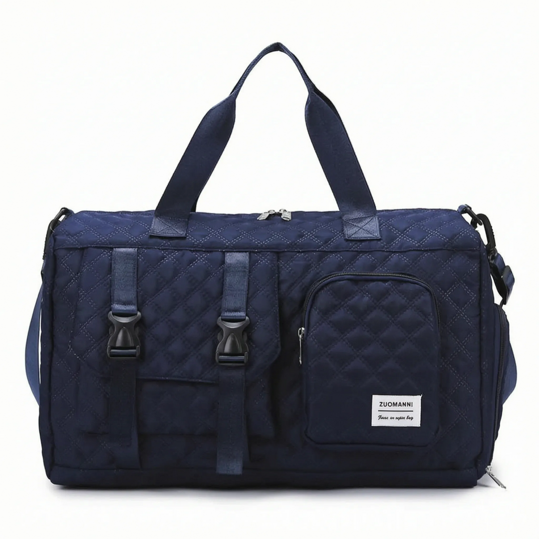 Spacious Quilted Overnight Bag - Brevyn