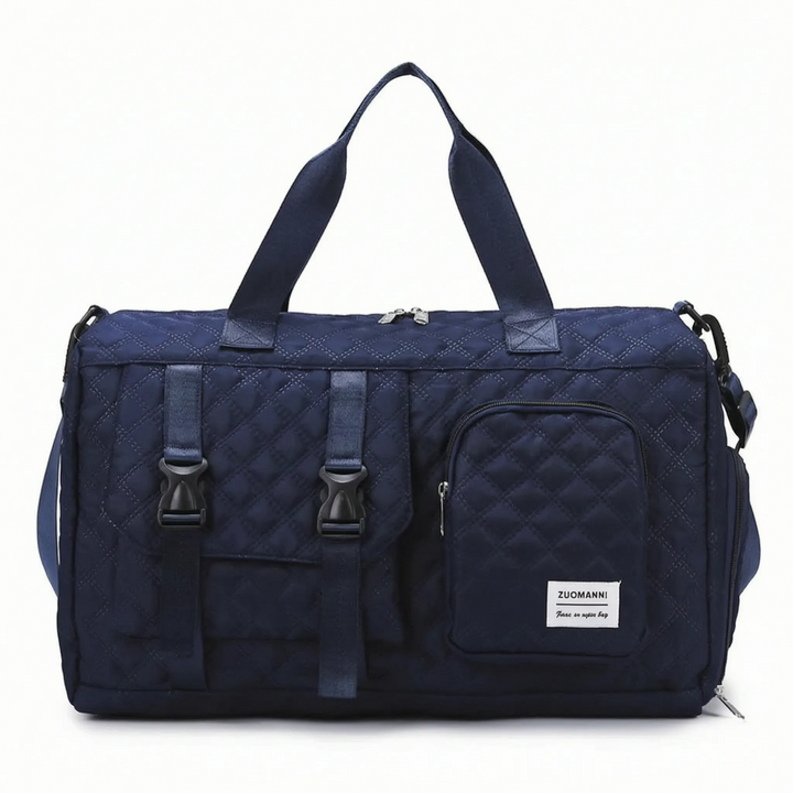 Spacious Quilted Overnight Bag - Brevyn