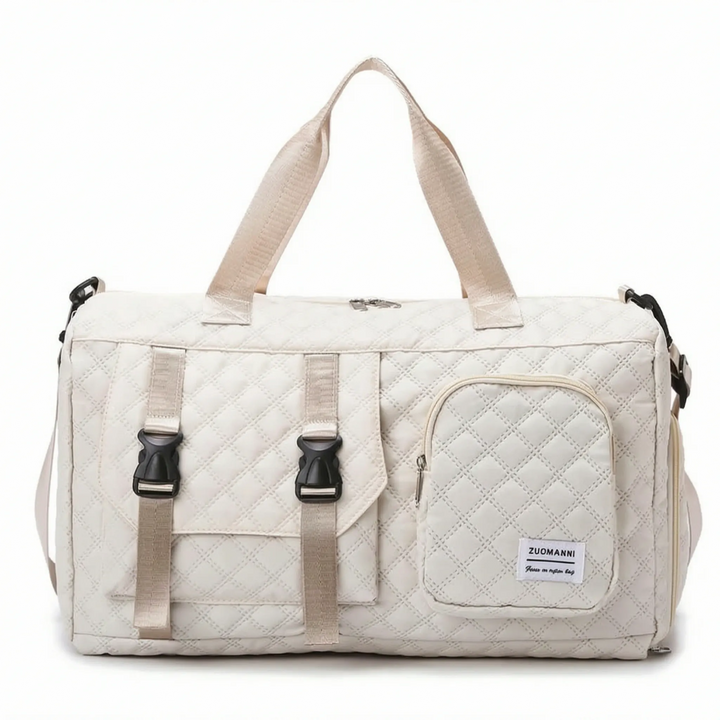 Spacious Quilted Overnight Bag - Brevyn