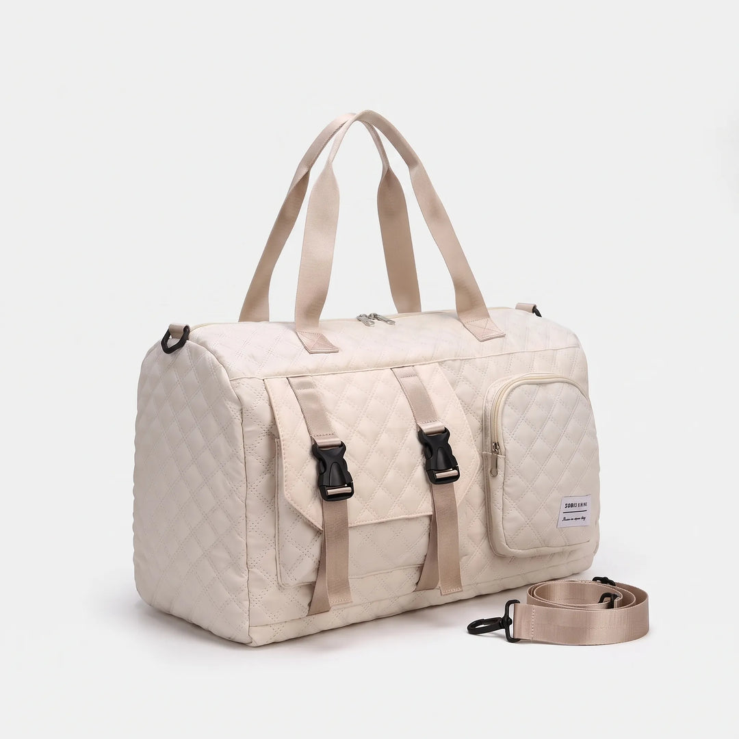 Spacious Quilted Overnight Bag - Brevyn