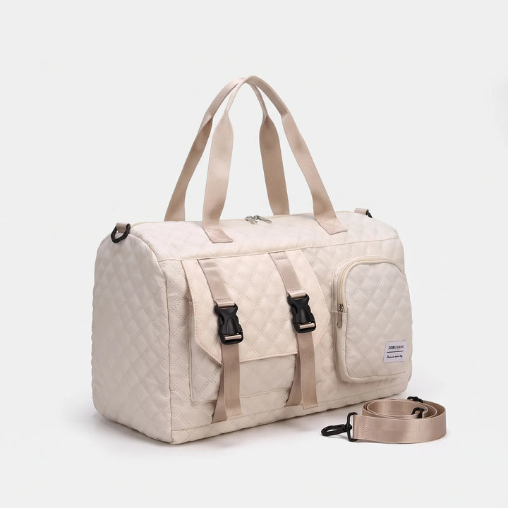 Spacious Quilted Overnight Bag - Brevyn