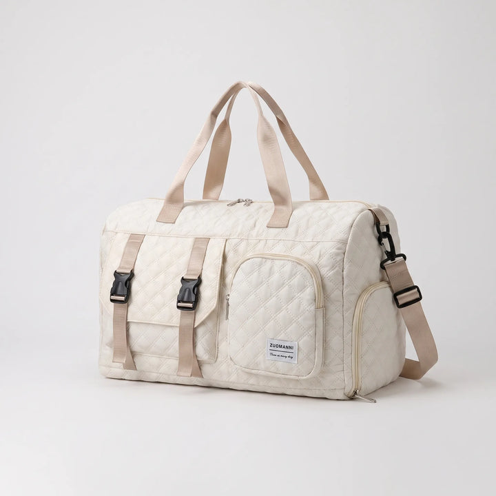 Spacious Quilted Overnight Bag - Brevyn
