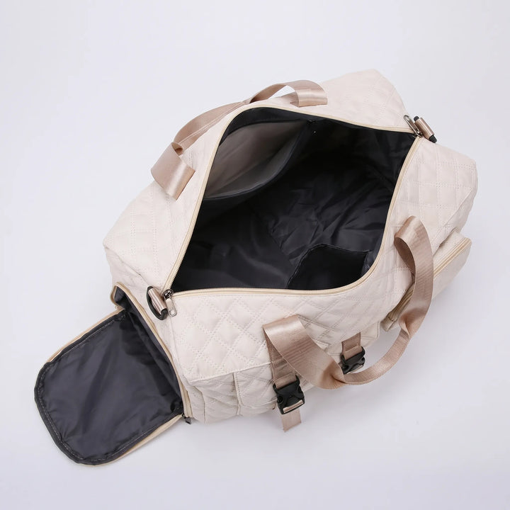 Spacious Quilted Overnight Bag - Brevyn