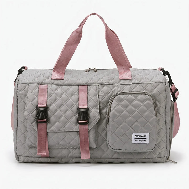 Spacious Quilted Overnight Bag - Brevyn