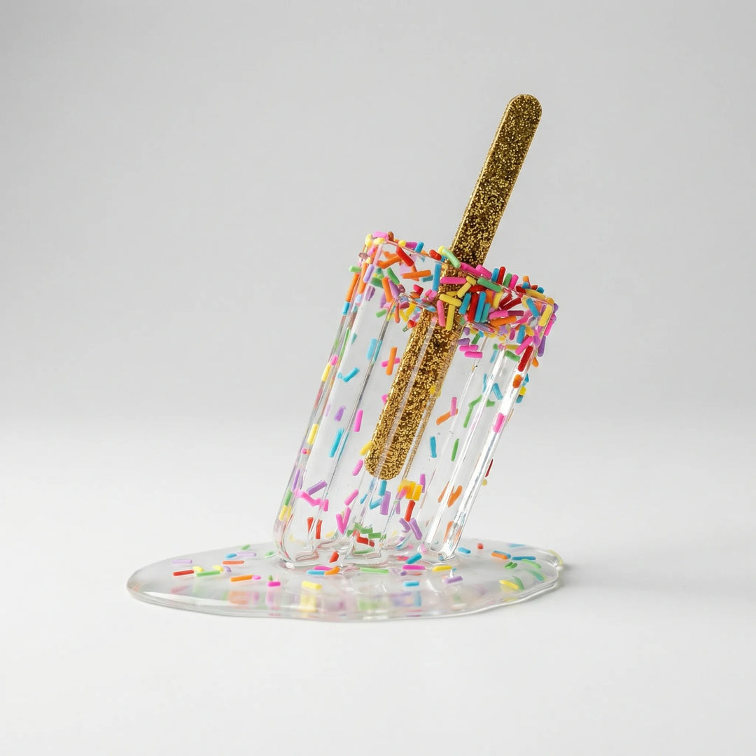 Speels Decoratiebeeldje Met Smelteffect - Popsculpt
