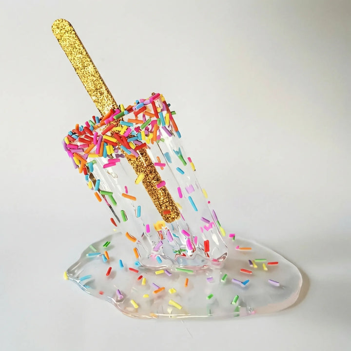 Speels Decoratiebeeldje Met Smelteffect - Popsculpt