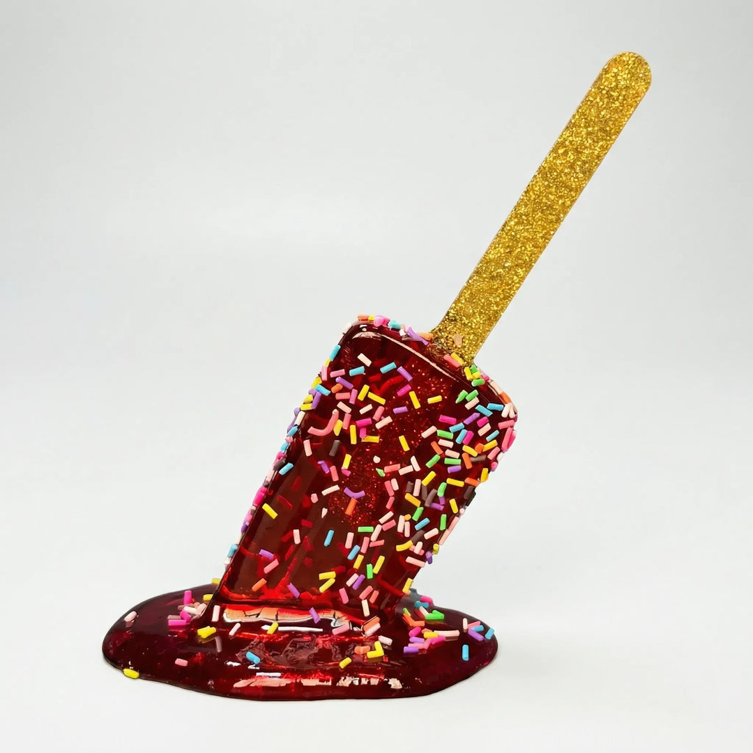 Speels Decoratiebeeldje Met Smelteffect - Popsculpt