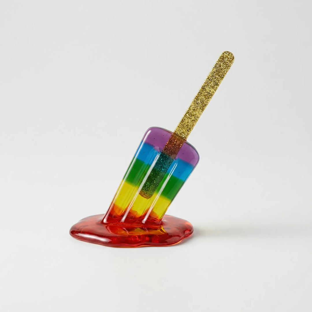 Speels Decoratiebeeldje Met Smelteffect - Popsculpt