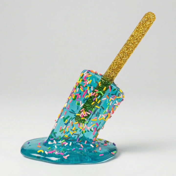 Speels Decoratiebeeldje Met Smelteffect - Popsculpt