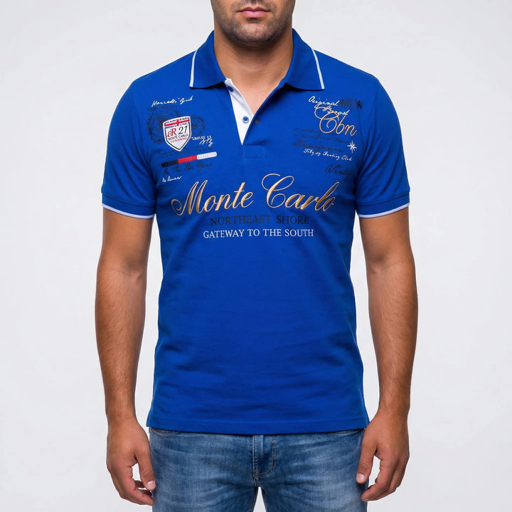 Sportief-Elegante Polo Met Kraag - Blake