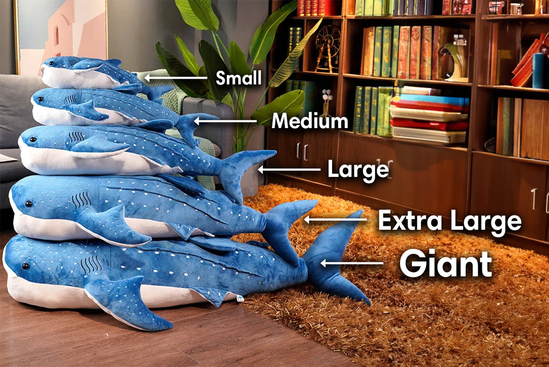 Spotted Blue Whale Shark Plush Toy - Finnick