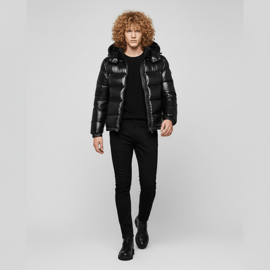 Steppjacke Mit Glanzoberfläche - Mick