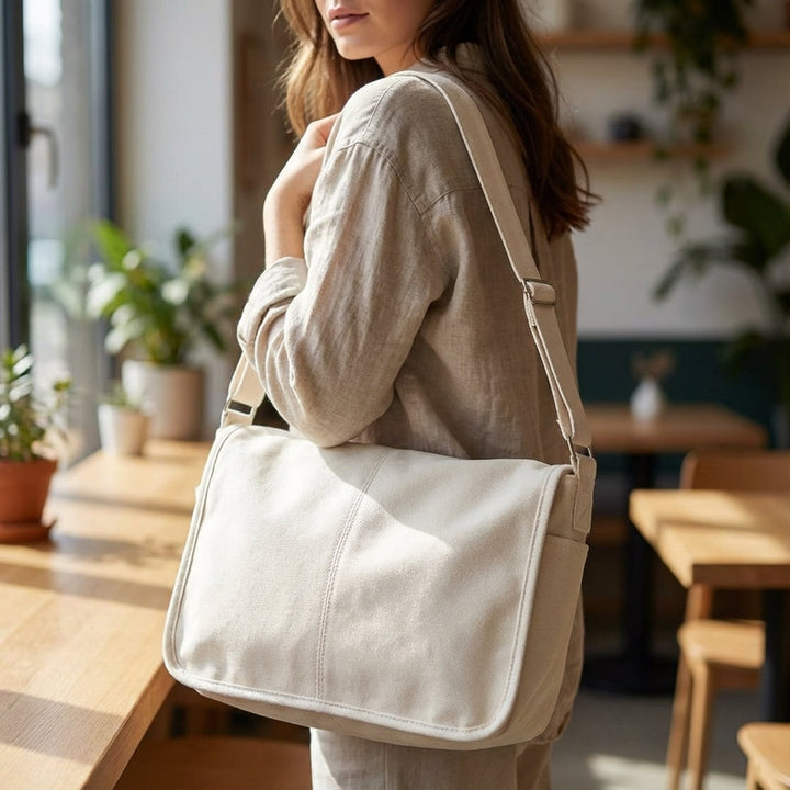 Stevige Canvas Schoudertas - CanvasVault
