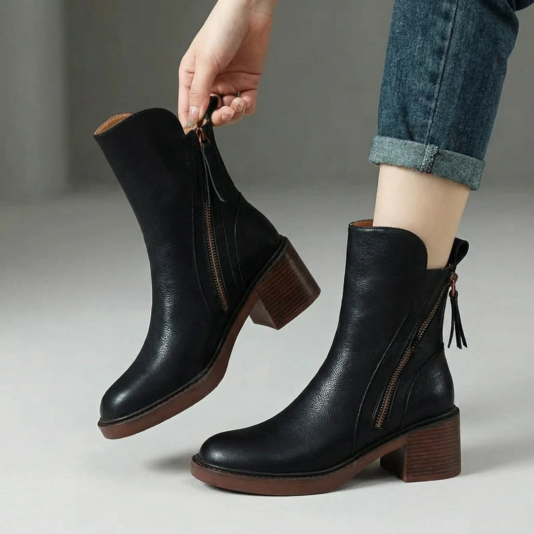 Stiefelette Mit Reißverschluss - Lea