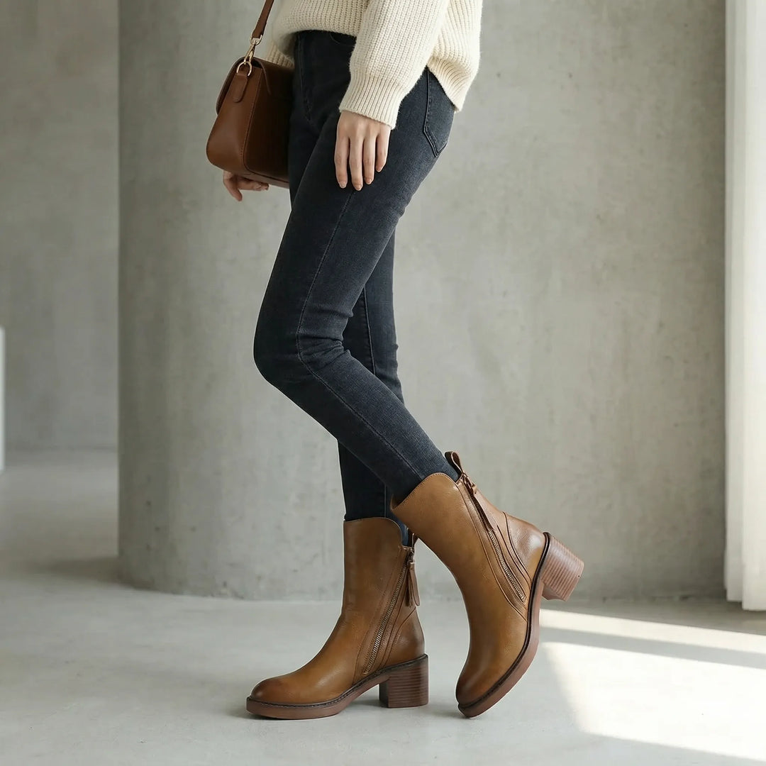 Stiefelette Mit Reißverschluss - Lea