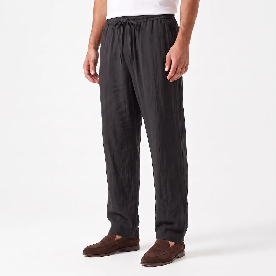 Straight Leg Casual Summer Pants -  Charles