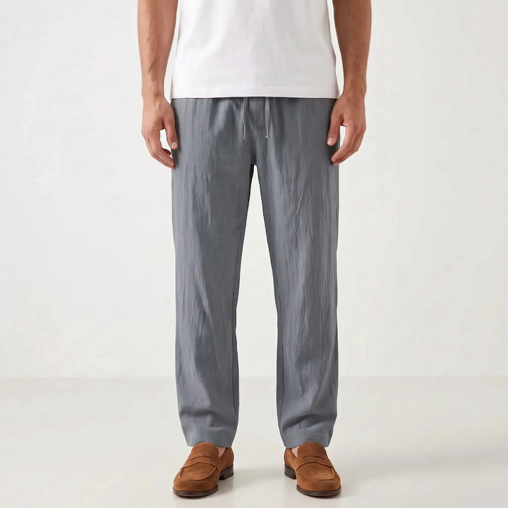Straight Leg Casual Summer Pants -  Charles