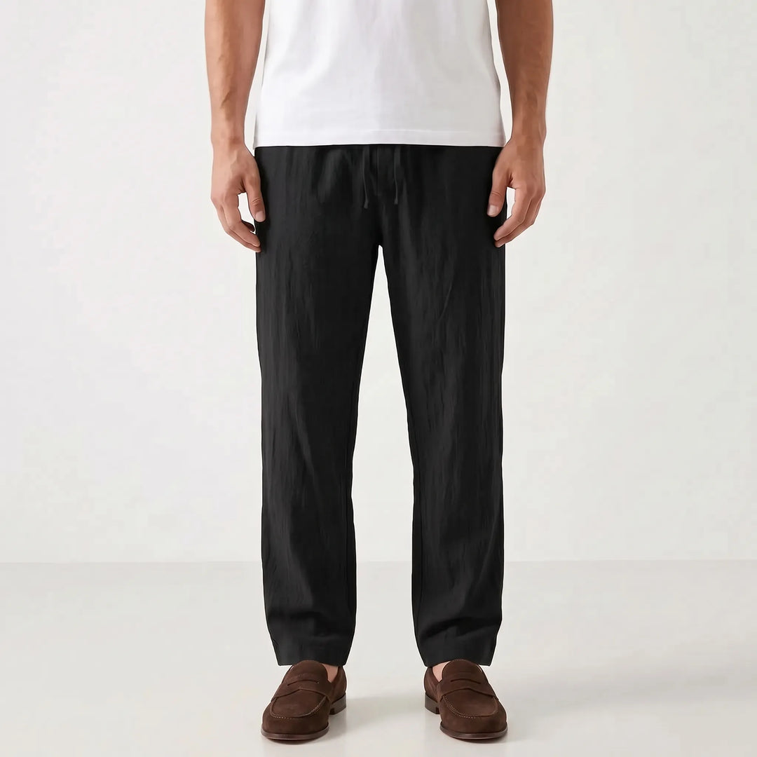 Straight Leg Casual Summer Pants -  Charles