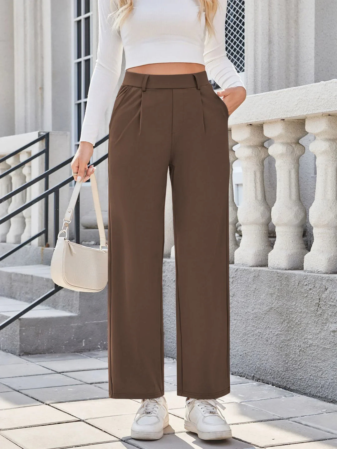 Straight Leg Women's Pants - Gina
